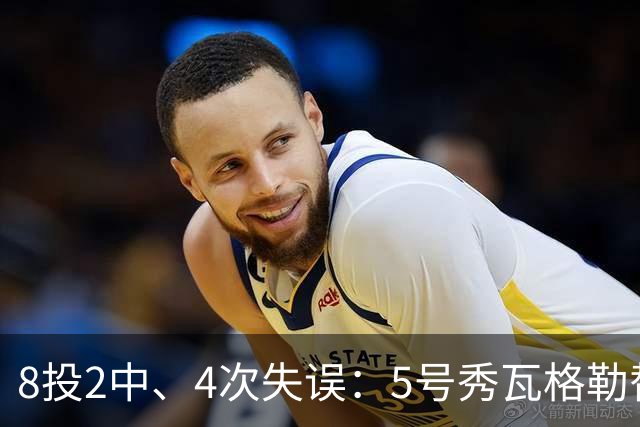 8投2中、4次失误：5号秀瓦格勒替补23分钟只拿13分